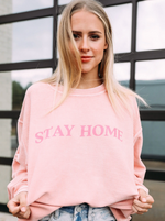 Stay Home Corded Lounge Sweatshirt