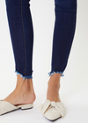 Classic Button Up Skinnies with Frayed Bottom