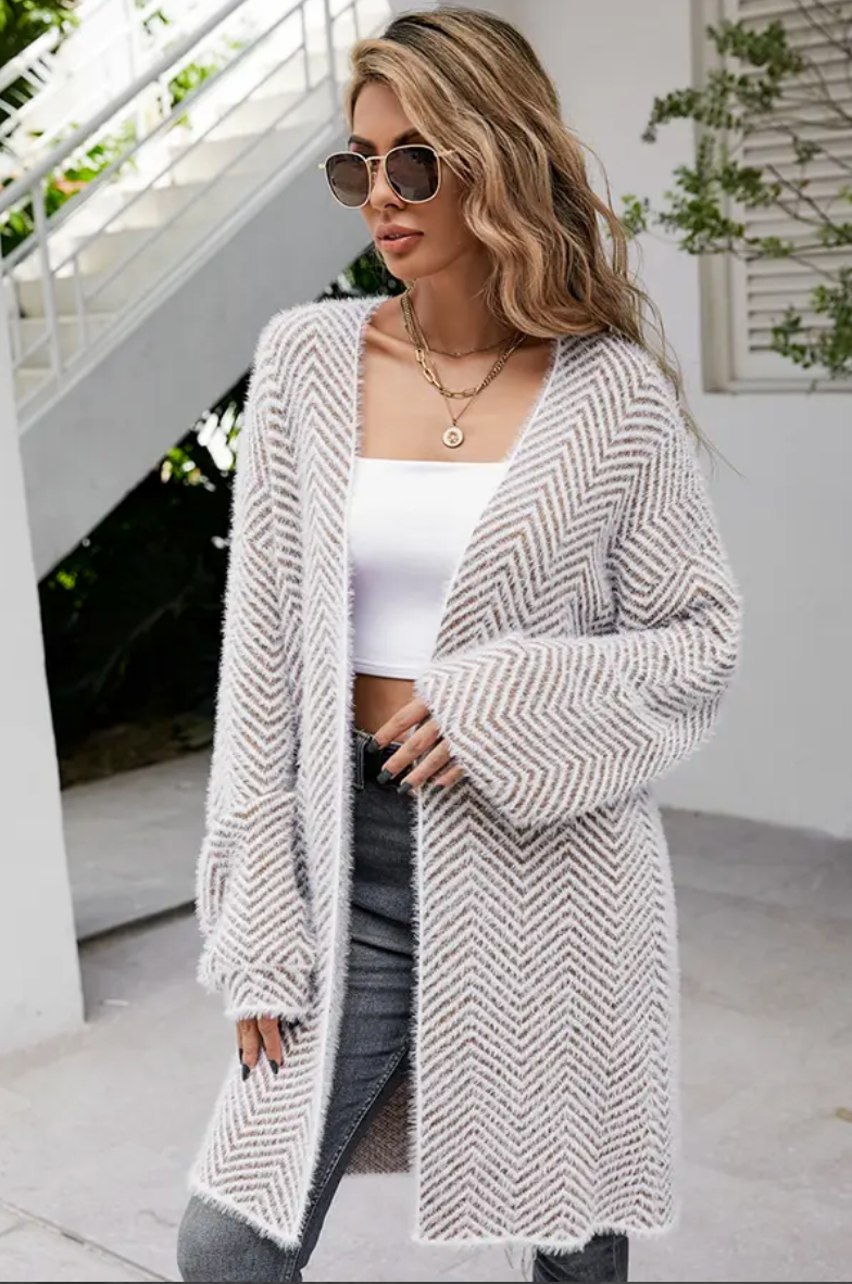 Loose 2025 sleeve cardigan